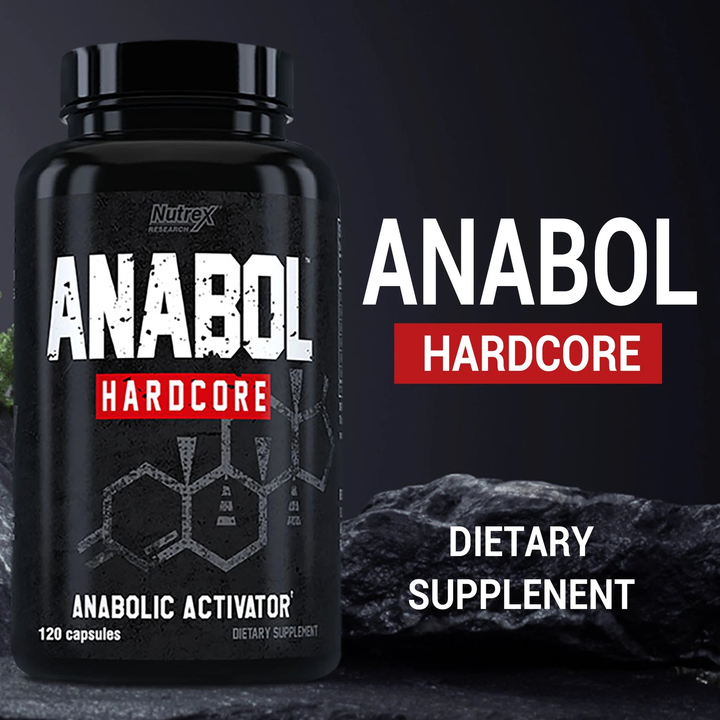 ANABOLIC - Muscle Mass Supplement | 120 Capsules