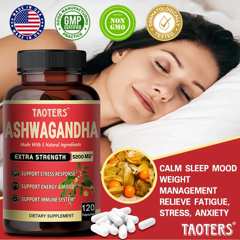Ashwagandha with Turmeric and Rhodiola – Vitality and Well-being