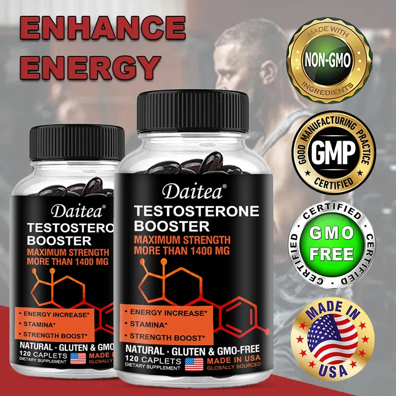Energy, Strength and Focus – Men's Supplement 1400 mg