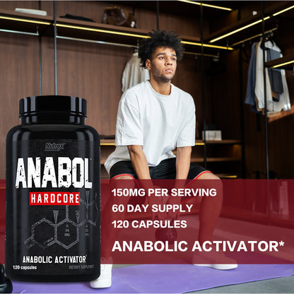 ANABOLIC - Muscle Mass Supplement | 120 Capsules