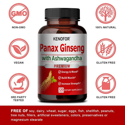 Ginseng and Maca Extract with Black Pepper