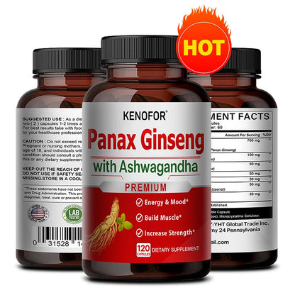 Ginseng and Maca Extract with Black Pepper