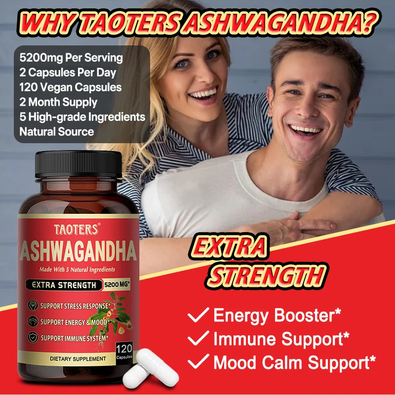 Ashwagandha with Turmeric and Rhodiola – Vitality and Well-being
