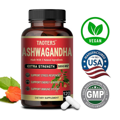 Ashwagandha with Turmeric and Rhodiola – Vitality and Well-being