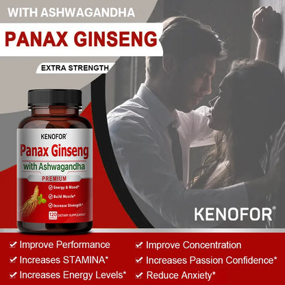 Ginseng and Maca Extract with Black Pepper