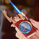 Double flame gas watch lighter