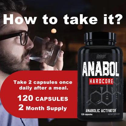 ANABOLIC - Muscle Mass Supplement | 120 Capsules