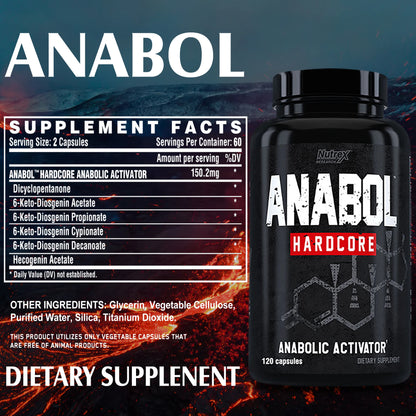 ANABOLIC - Muscle Mass Supplement | 120 Capsules